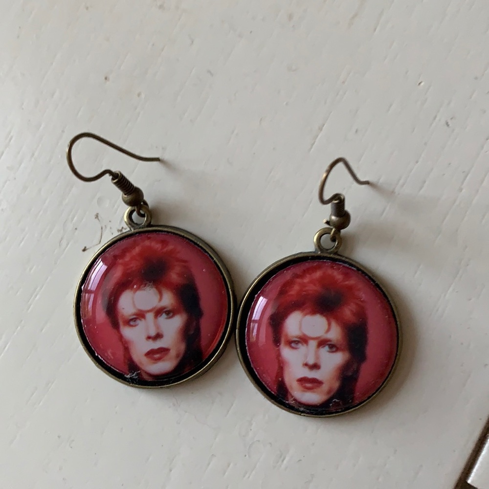 David Bowie costume earrings